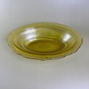 1930s Amber Depression Oval Glass Bowl | Federal Glass Co.